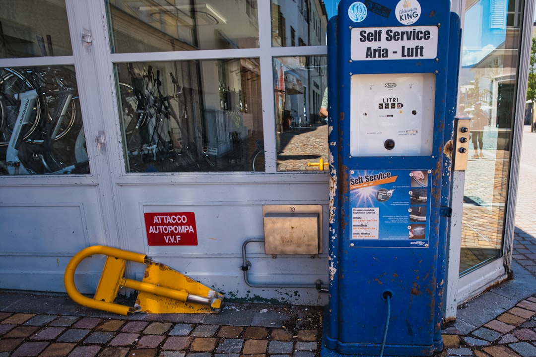 An old petrol service station...