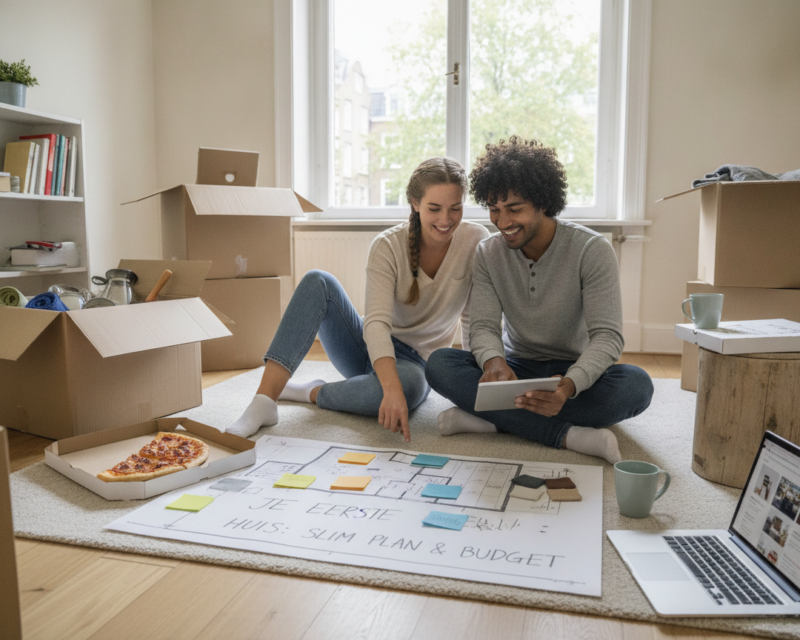 Je eerste huis inrichten als starter met slim plan en budget