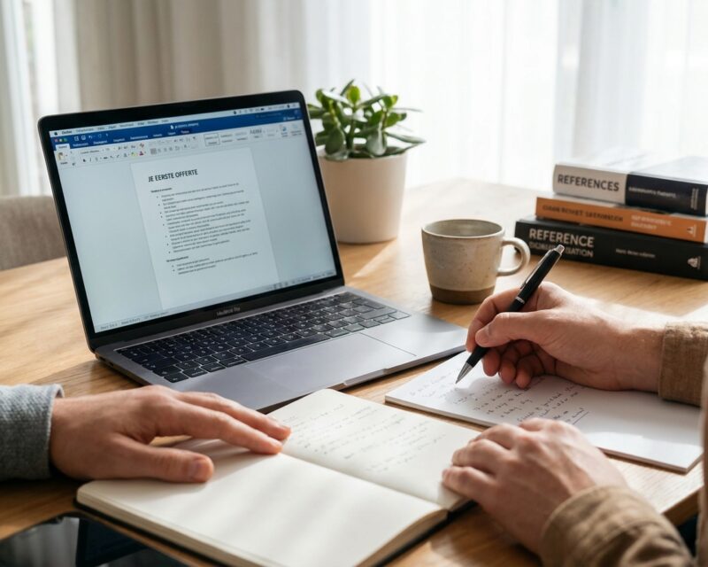 Je eerste offerte schrijven: wat er in elk onderdeel hoort