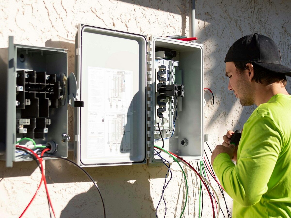 Slimme meter en meterkast in een woning